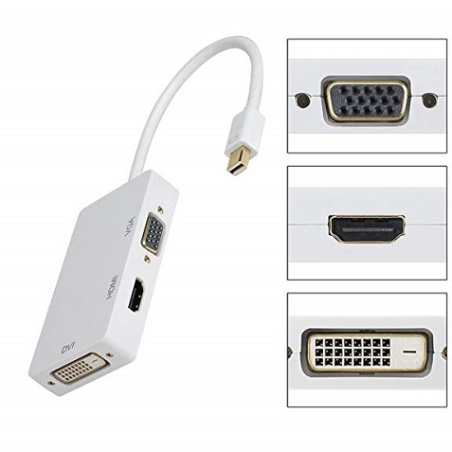 تبدیل مینی دیسپلی به کمبو DVI/VGA/HDMI مارک دی نت