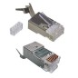 سوکت شبکه شانه دار CAT6A STP مارک کی نت پلاس