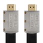 کابل HDMI فلت 15 متری 4K متال سیلور K-Net Plus KP-HC168