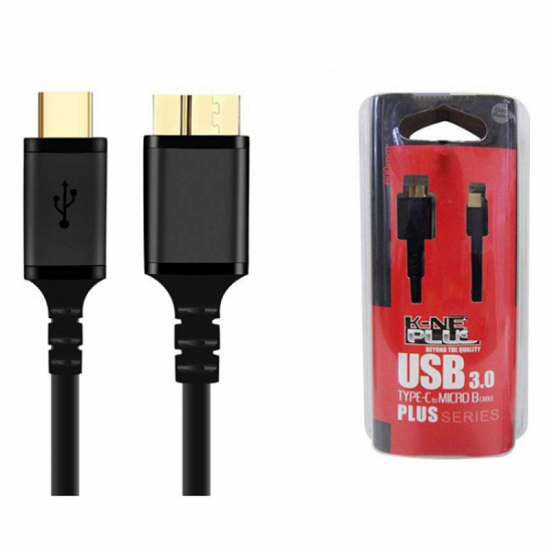 خرید عمده کابل یو اس بی تری تایپ سی به میکرو یو اس بی  یک ونیم متری برند کی نت پلاس,مشخصات فنی کابل یو اس بی تری به میکرو یو اس 