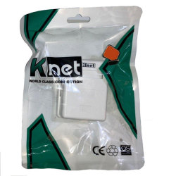 خرید عمده کیستون باکس Cat5e تک پورت برند کی نت,مشخصات کیستون باکس Cat5e تک پورت کی نت,مورد استفاده در تجهیزات شبکه