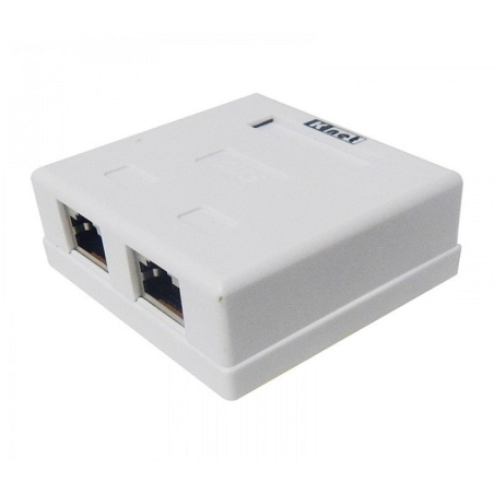پریز شبکه Cat6 UTP دو پورت  کی نت K-N1108