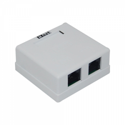 کیستون باکس Cat6 UTP دو پورت شاتردار K-N2037 کی نت