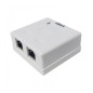 کیستون باکس Cat6 STP دو پورت K-Net K-N2040