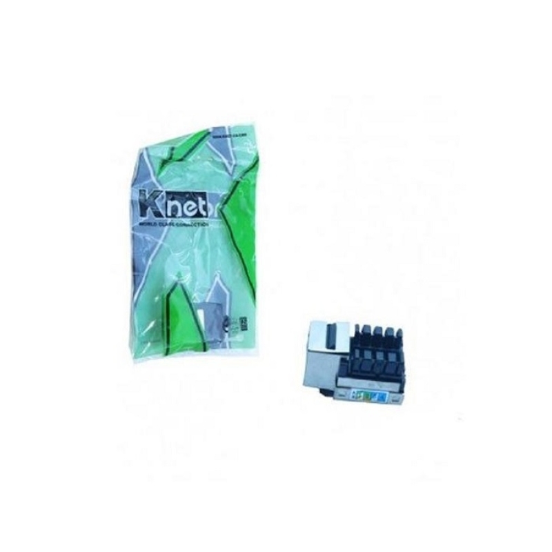 خرفروش ید عمده کیستون cat6 با زاویه 90 درجه شیلدار برند کی نت,پخش عمده کیستون 90 درجه کته سیکس شیلدار,کیستون cat6 نود درجه شیلدا