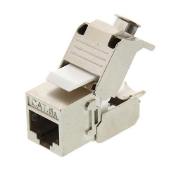 قیمت همکاری کیستون cat6aشیلداربا زاویه 180 درجه,کیستون cat6 شیلدار با زاویه 1800 درجه برند کی نت,مورد استفاده در تجهیزات شبکه