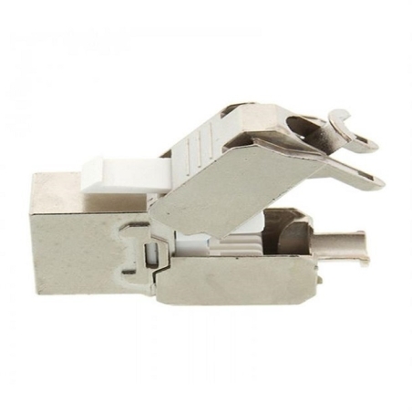 خرید عمده کیستون cat6a stp 180درجه مارک کی نت, رابط میان کابل شبکه وسایر تجهیزات,خرید انلاین کیستون cat6a شیلدار 180 درجه برند ک