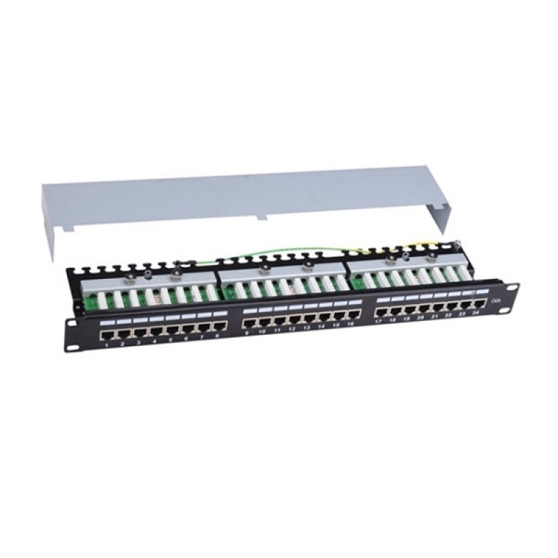 خرید عمده پچ پنل 24 پورت همراه باکیستون CAT6 STP برند کی نت,فروش همکاری پچ پنل 24 پورت کیستون دار cat6شیلدار برند کی نت,پچ پنل 2