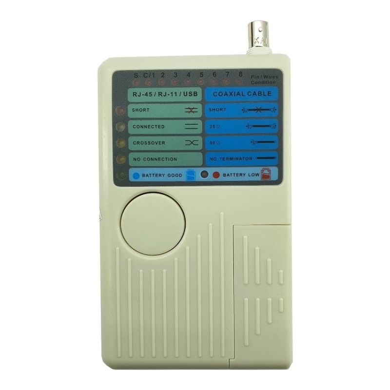 خرید عمده تستر کابل یو اس بی برند طرح فول کی نت,جهت تست کردن انواع کابل با پورتUSB,BNC,RJ45,RJ11,فروش همکاری تستر کابل یو اس بی 