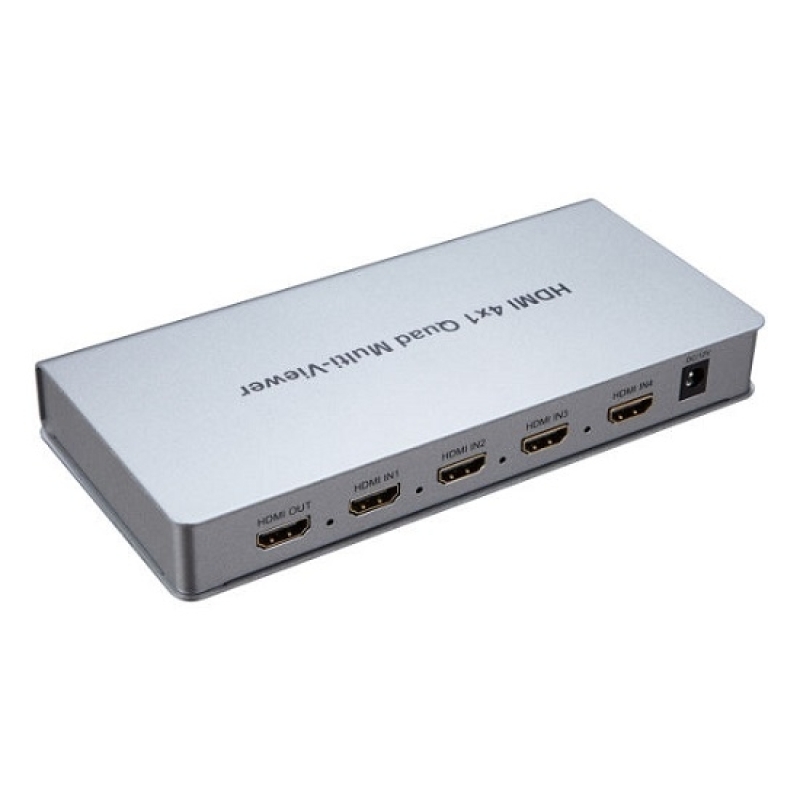 خرید عمده سوییچ HDMI چهار به یک مارک کی نت,نمایش 4 تصویر در یک مانیتور,قیمت کواد 4 به یک کی نت