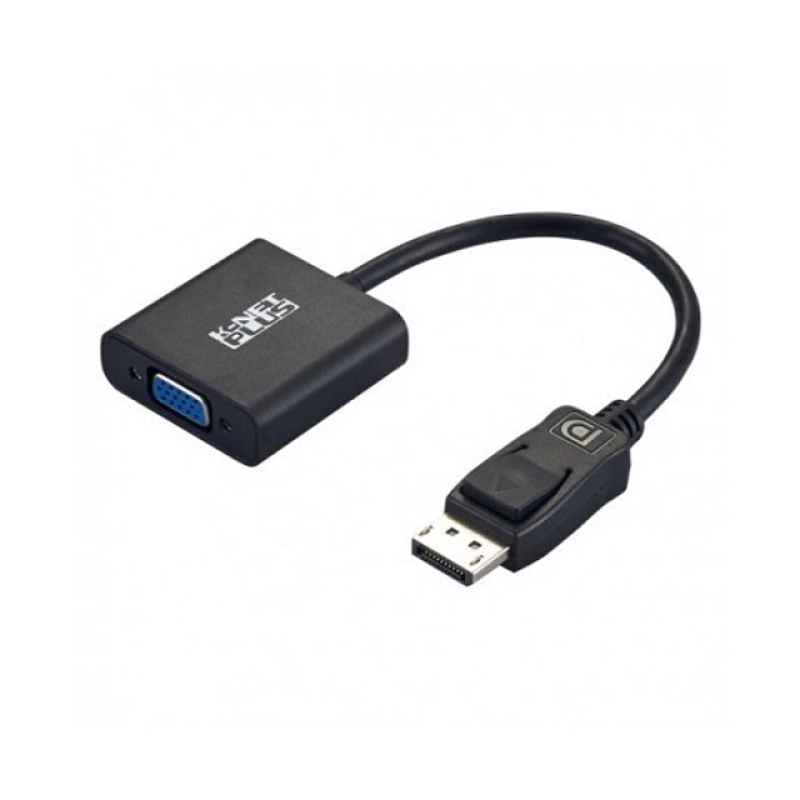 خرید عمده کابل Display port to VGa بیی نت پلاس,خرید آنلاین کابل دیسپلی پورت به وی جی ای به طول 20 سانت برند کی نت پلاس,مناسب برا