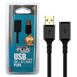 خرید عمده کابل افزایش طول USB2 یک ونیم متری برند کی نت پلاس kpc4013,قیمت همکاری کابل افزایش طول یو اس بی یک ونیم متری برند کی نت