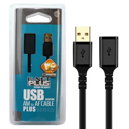 کابل افزایش طول USB2 1.5 متری کی نت پلاس