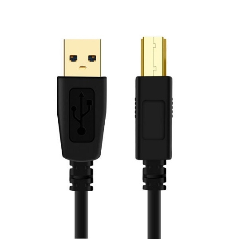 خرید عمده کابل پرینتر شیلدار USB3.0 به طول یک ونیم متر برند کی نت پلاس kpc4018,خرید همکاری کابل پرینتر یو اس بی تری یک ونیم متری