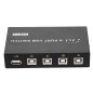 دیتا سوئیچ چهار پورت برای پرینتر USB دستی دی نت