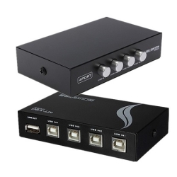 دیتا سوئیچ چهار پورت برای پرینتر USB دستی دی نت