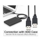 کابل لینک USB2 سه متر مشکی دی نت