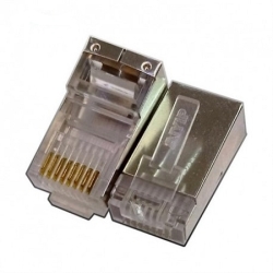 خرید عمده سوکت RJ45 Cat6 SFTP مارک AMP, خرید همکاری سوکت شبکه کت سیکس شانه دار امپ , فروش همکاری سوکت RJ45 Cat6 SFTP مارک AMP