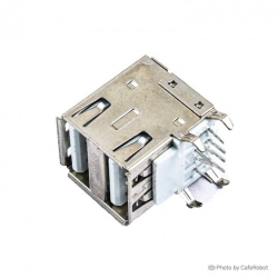 کانکتور یو اس بی ماده دوبل