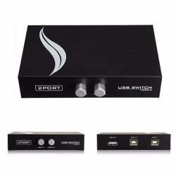 دیتا سوئیچ دو پورت پرینتر USB دستی مارک دی نت