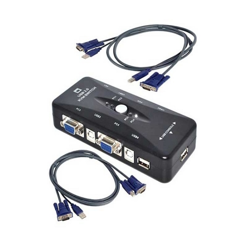 خرید عمده کی وی ام سوییچ چهار پورت USB دستی, فروش همکاری کی وی ام سوییچ چهار پورت USB دستی,خرید همکاری کی وی ام سوییچ یک به چهار
