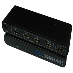 خرید عمده اسپلیتر چهار پورت HDMI 4K مارک دی نت،اتصال یک دستگاه به چهار مانیتور,خرید همکاری اسپلیتر چهارپورت اچ دی ام ای فورکی