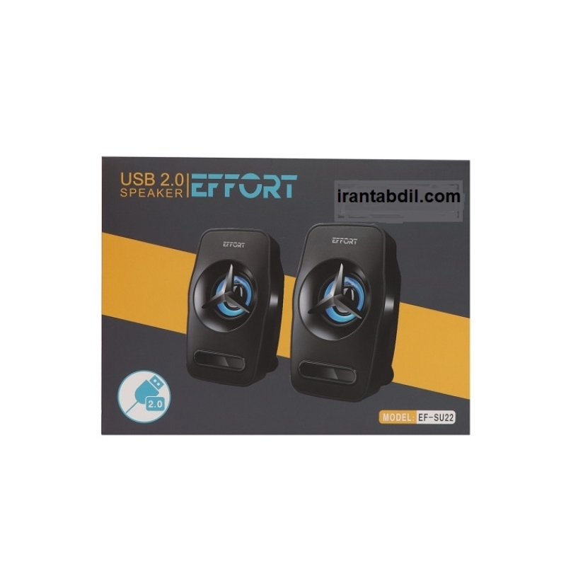 خرید عمده اسپیکر لپ تاپی SU22ایفورت , خرید اسپیکر دو تکه لپ تاپی ایفورت , فروش عمده انواع اسپیکر ایفورت