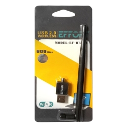 خرید عمده دانگل Wifi ایفورت مدل EF-W600A, خرید همکاری دانگل Wifi ایفورت مدل EF-W600A, فروش همکاری دانگل بی سیم شبکه 600 ایفورت 