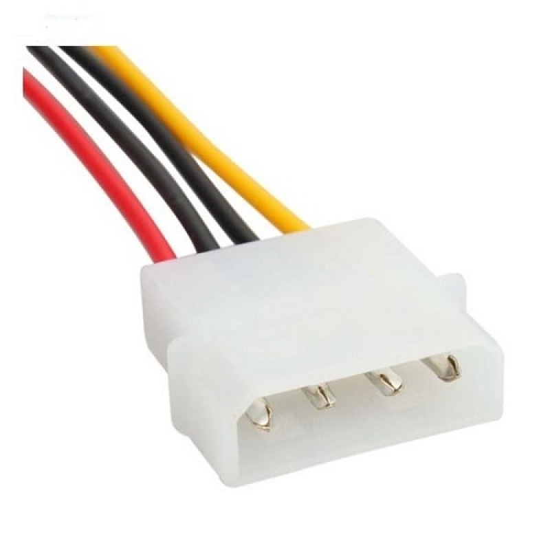 خرید عمده کابل تبدیل 4 پین به ساتا ایفورت , قیمت همکاری کابل تبدیل برق ساتا ,کابل برق ساتا ایفورت