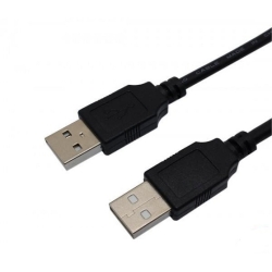 خرید عمده کابل لینک USB2 یک ونیم متری مشکی, خرید همکاری کابل دو سر یو اس بی, فروش همکاری کابل لینک یو اس بی دی نت