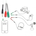 جداکننده هدفون و میکروفن , تبدیل فیش موبایل به هدست کامپیوتر