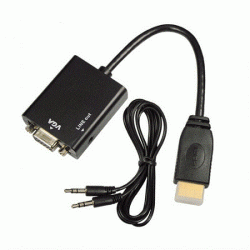 تبدیل HDMI به VGA با خروجی صدا، تبدیل اچ دی ام آم به VGA