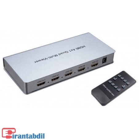 نمایش 4 تصویر در یک مانیتور,خرید عمده سوییچ HDMI چهارپورت مارک وی نت, خرید آنلاین سوییچ اچ دی ام ای چهارپورت برند وی نت,انتقال 4