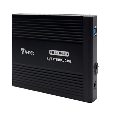 خرید عمده باکس هارد 3.5 اینچی V-NET usb3.0,تبدیل هارد اینترنال 3.5 به هارد اکسترنال وی نت,باکس هارد USB3 وی نت,قیمت عمده باکس ها