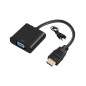 تبدیل HDMI TO VGA صدا دار V-NET