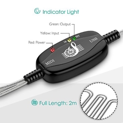 کابل تبدیل USB به MIDI برای اتصال ارگ به کامپیوتر