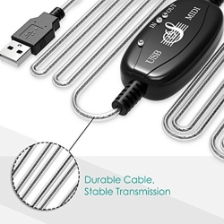 تبدیل ارگ به میکروکنتلر ,قیمت کابل میدی به یو اس بی منصار, خرید کابل MIDI TO USB MANSAr