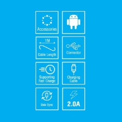 پخش عمده کابل شارژ بیاند BUM531,قیمت همکاری کابل شارژ ال ای دار بیاند 531
