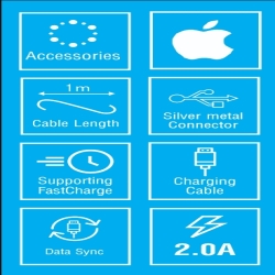 مشخصات فنی کابل شارژ لایتنینگ بیاند ba312 فراسو,قیمت کابل شارژ آیفون فراسو ba312