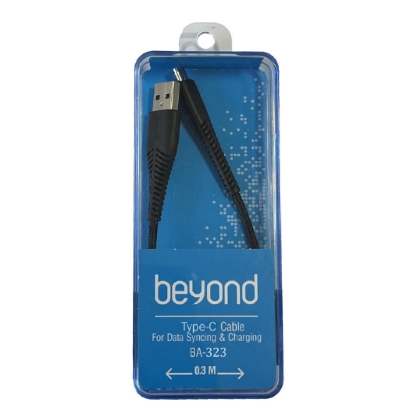 کابل شارژ پاوربانکی فراسو بیاند ba323 تایپ سی,usb to type c cable beyond ba323, کابل تایپ سی کوتاه