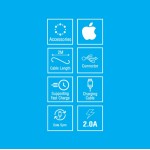 کابل شارژ لایتنینگ دو متری بیاند مدل BA-335