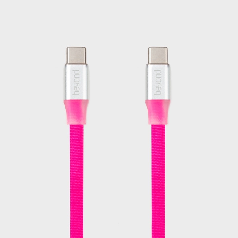 کابل تبدیل فست شارژ Beyond BCC-531, کابل تبدیل چند رنگ دو سر تایپ سی بیاند BCC-531, کابل تبدیل دو سر تایپ سی LED دار بیاند BCC-5