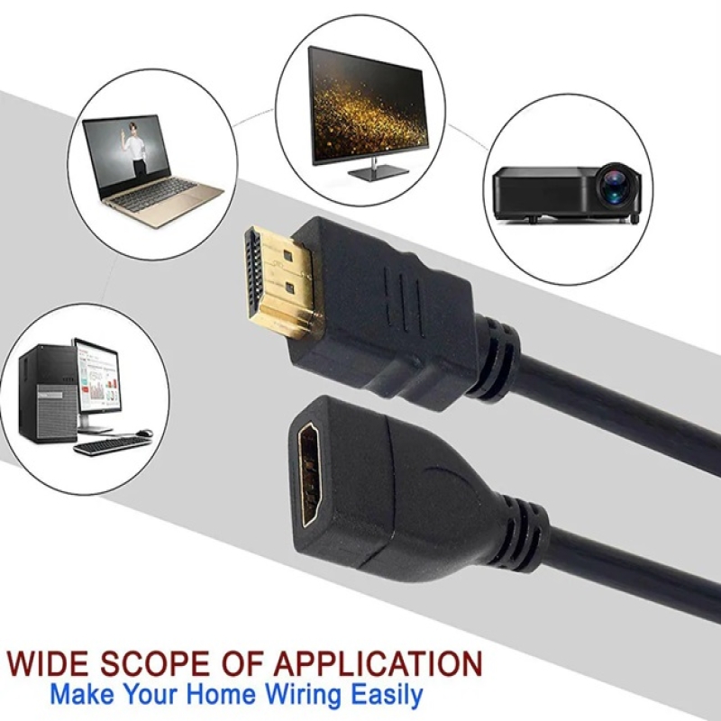 کابل نر و ماده افزایشی اچ دی ام آی 1 متری ,پخش عمده کابل افزایش HDMI منصار, نمیندگی مارک منصار