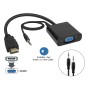 تبدیل HDMI به VGA همراه خروجی صدا منصار