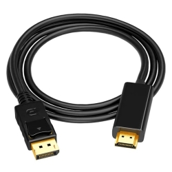 خرید عمده کابل تبدیل dp به hdmi به طول 1.8 متر, خرید عمده کابل تبدیل dp to hdmi 1.8m, مشخصات و قیمت عمده تبدیل dp به hdmi