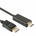 مشخصات و قیمت کابل تبدیل dp به hdmi به طول 1.8 متر, قیمت عمده کابل dp to hdmi 1.8m, مشخصات و قیمت خرید تبدیل dp به hdmi 