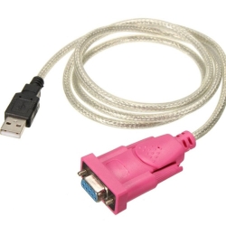 خرید عمده کابل تبدیل USB به RS232 ماده 9 پین, خرید عمده کابل تبدیل یو اس بی به سریال پورت rs232, قیمت عمده تبدیل usb به rs232 ما