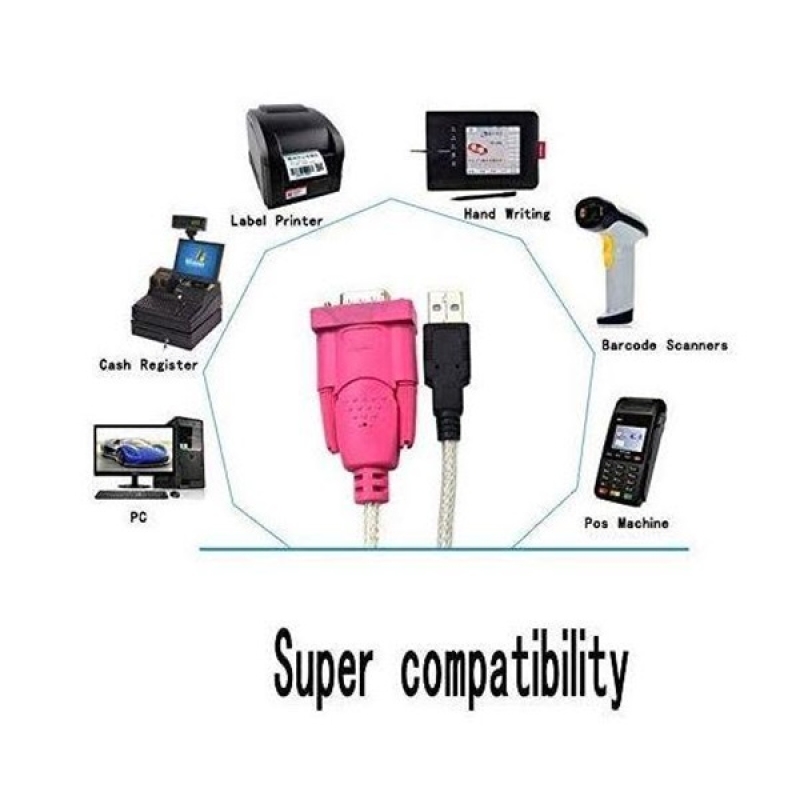 خرید کابل usb به rs232 female db9, مشخصات و قیمت عمده تبدیل یو اس بی به rs232, خرید تبدیل usb 2.0 به rs232 زن