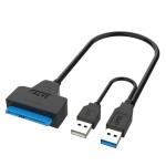 کابل تبدیل USB3 به ساتا با پورت ورودی آداپتور
