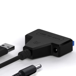 کابل تبدیل USB3 به ساتا با پورت ورودی آداپتور